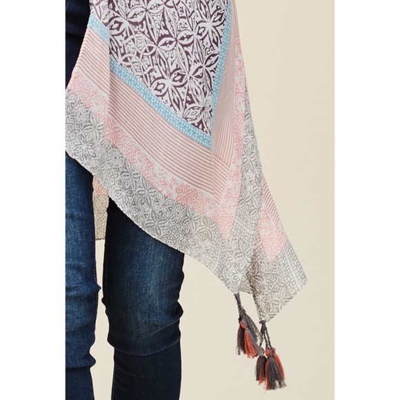 ❤️SALE Gorgeous Boho Scarf Kimono Cardigan - Picture 3 of 7